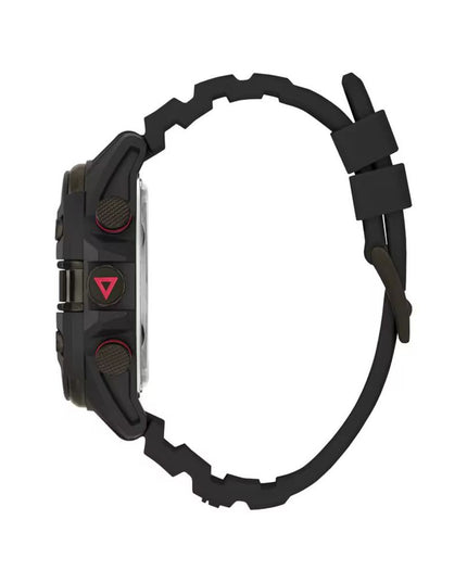 Guess Black Resin Sport Watch
