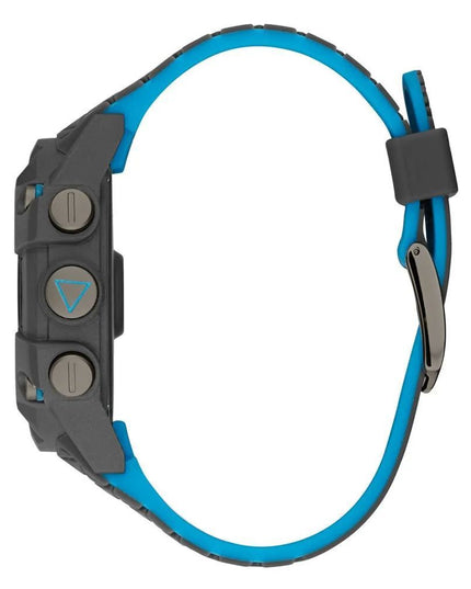 Guess Gray Resin Sport Watch