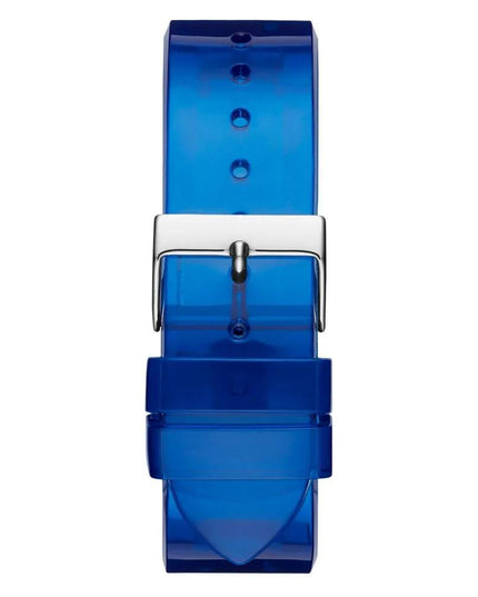 Guess Blue Resin Dress Watch