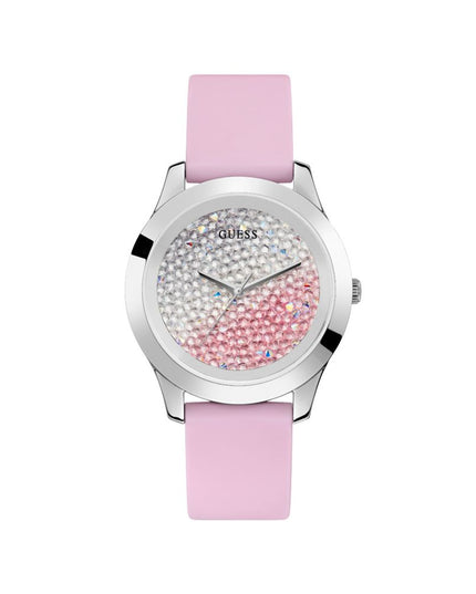 Guess Multicolor Rubber Dress Watch