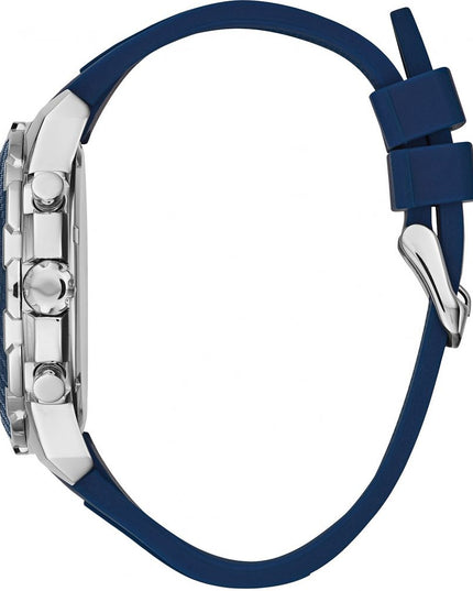 Guess Blue Rubber Sport Watch