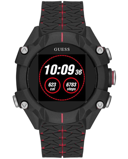 Guess Black Resin Sport Watch