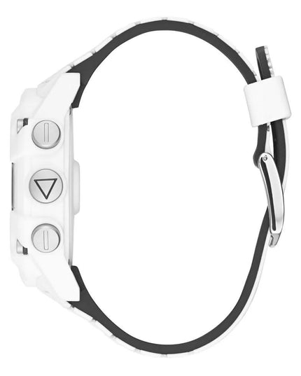 Guess White Resin Sport Watch