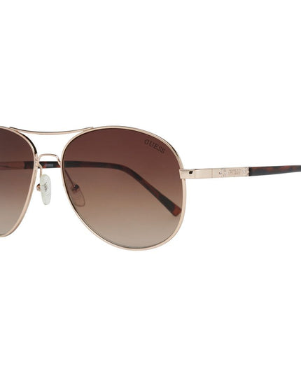 Guess Gold Metal Sunglasses