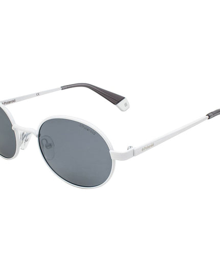 Polaroid White Metal Sunglasses