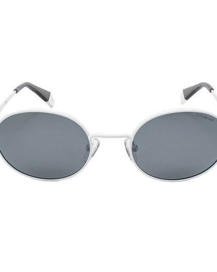 Polaroid White Metal Sunglasses
