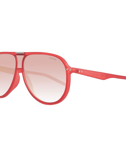 Polaroid Red Acetate Sunglasses
