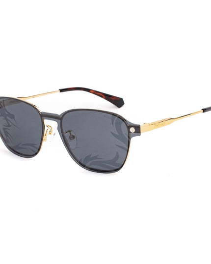 Polaroid Gold Metal Sunglasses
