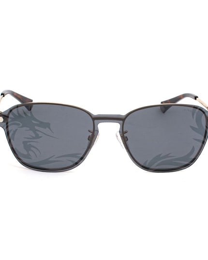 Polaroid Gold Metal Sunglasses