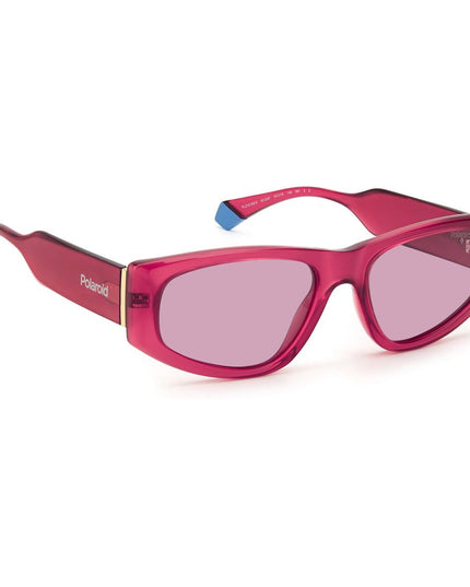 Polaroid Red Plastic Sunglasses
