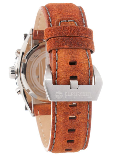 Timberland Brown Leather Dress Watch