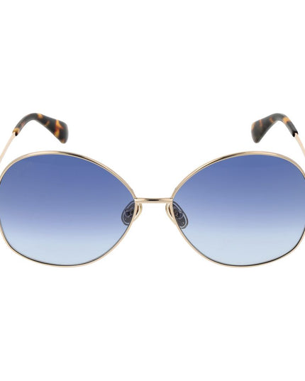 Max Mara Gold Metal Sunglasses