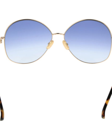 Max Mara Gold Metal Sunglasses