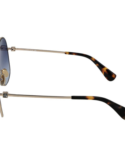 Max Mara Gold Metal Sunglasses