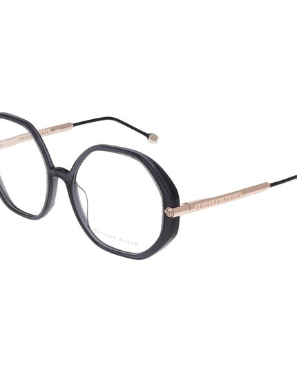 Philipp Plein Gray Cellulose Acetate Glasses (Frames)