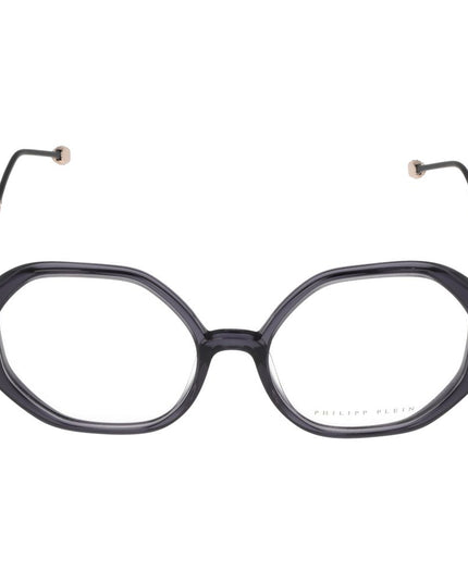 Philipp Plein Gray Cellulose Acetate Glasses (Frames)