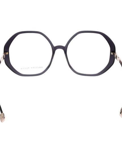 Philipp Plein Gray Cellulose Acetate Glasses (Frames)
