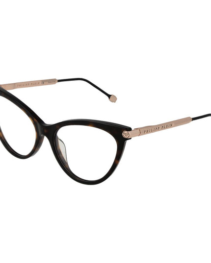 Philipp Plein Brown Cellulose Acetate Glasses (Frames)