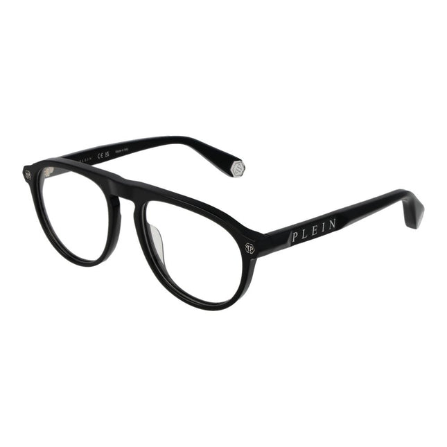 Philipp Plein Black Cellulose Acetate Glasses (Frames)