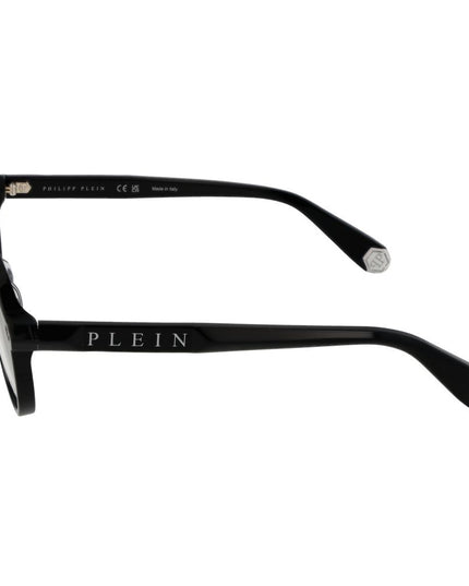 Philipp Plein Black Cellulose Acetate Glasses (Frames)