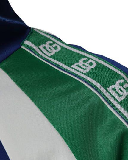 Dolce & Gabbana Multicolor Polyester Full Zip Bomber Jacket