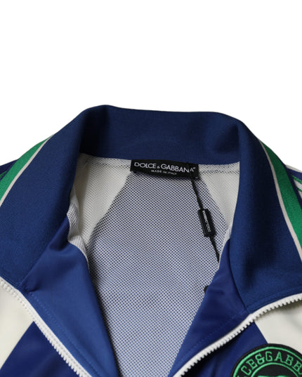 Dolce & Gabbana Multicolor Polyester Full Zip Bomber Jacket