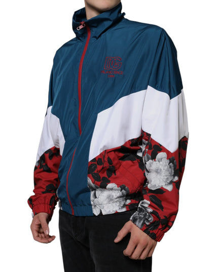 Dolce & Gabbana Multicolor Polyester Full Zip Jacket