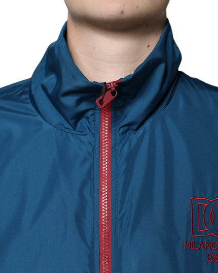Dolce & Gabbana Multicolor Polyester Full Zip Jacket