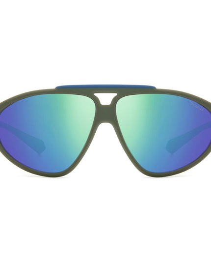 Polaroid Green Rubber Sunglasses