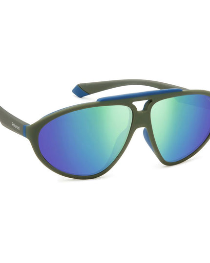 Polaroid Green Rubber Sunglasses