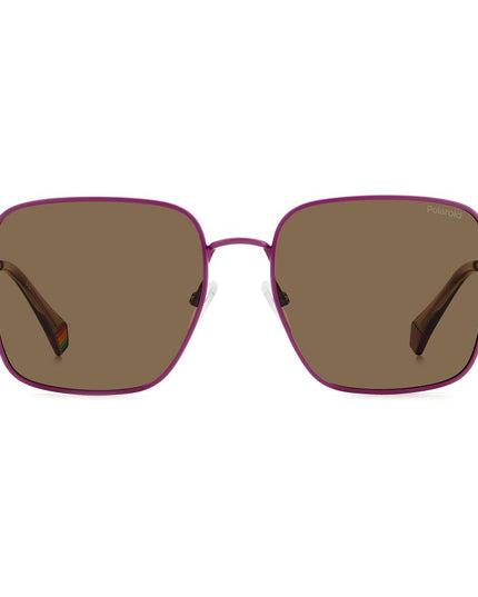 Polaroid Purple Metal Sunglasses