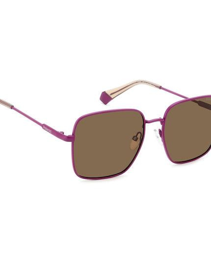 Polaroid Purple Metal Sunglasses