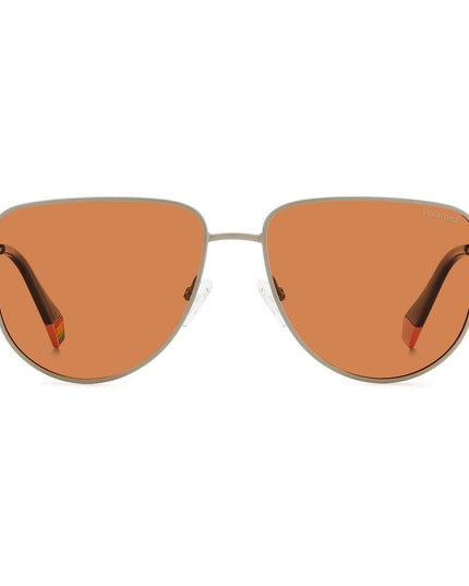 Polaroid Gray Metal Sunglasses