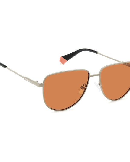 Polaroid Gray Metal Sunglasses