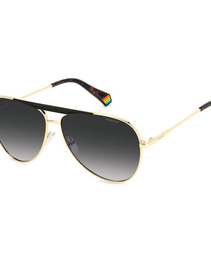 Polaroid Black Metal Sunglasses