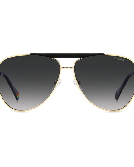 Polaroid Black Metal Sunglasses