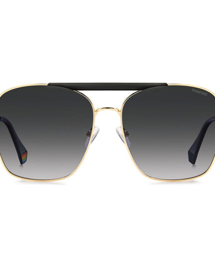 Polaroid Black Metal Sunglasses