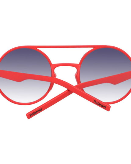 Polaroid Red Plastic Sunglasses