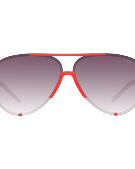 Polaroid Red Plastic Sunglasses
