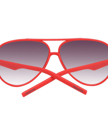 Polaroid Red Plastic Sunglasses