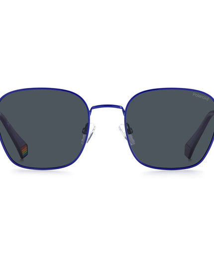 Polaroid Blue Stainless Steel Sunglasses