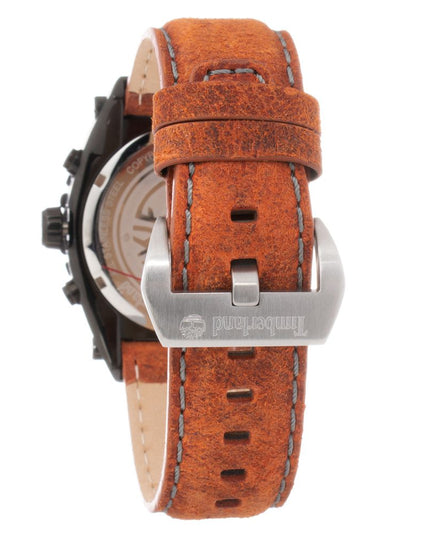 Timberland Brown Leather Dress Watch
