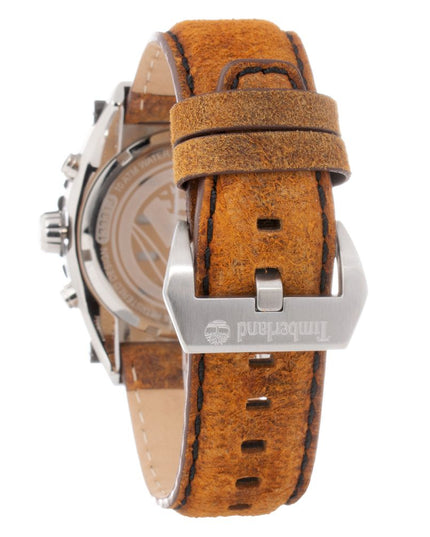 Timberland Brown Leather Dress Watch