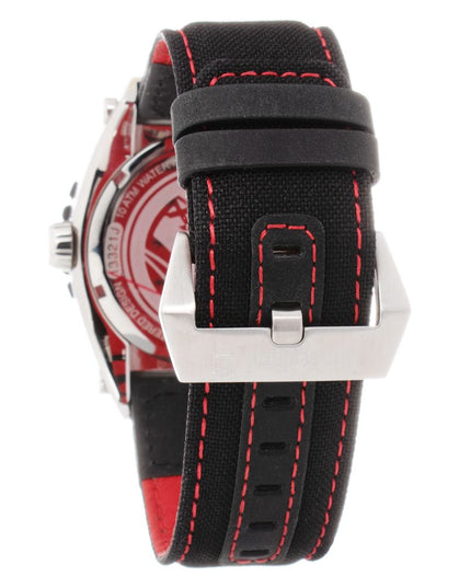 Timberland Black Leather Sport Watch