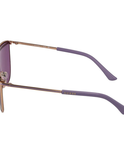 Guess Rose Gold Metal Sunglasses