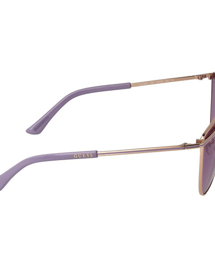 Guess Rose Gold Metal Sunglasses