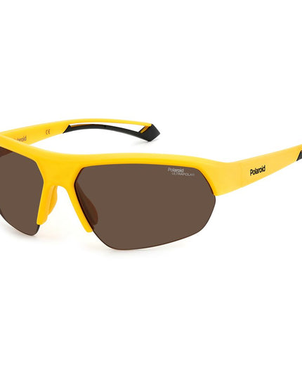 Polaroid Yellow Resin Sunglasses