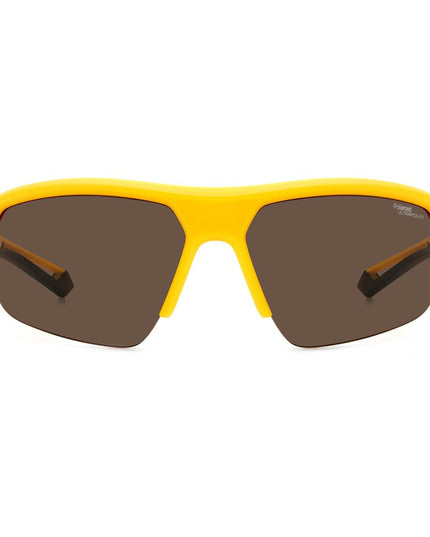 Polaroid Yellow Resin Sunglasses