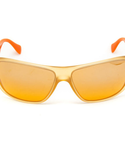 Police Orange Injected Sunglasses