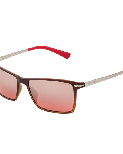 Police Red Injected Sunglasses